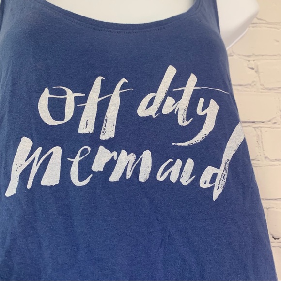 Old Navy “Mermaid Off Duty” Tank Top - Picture 2 of 8